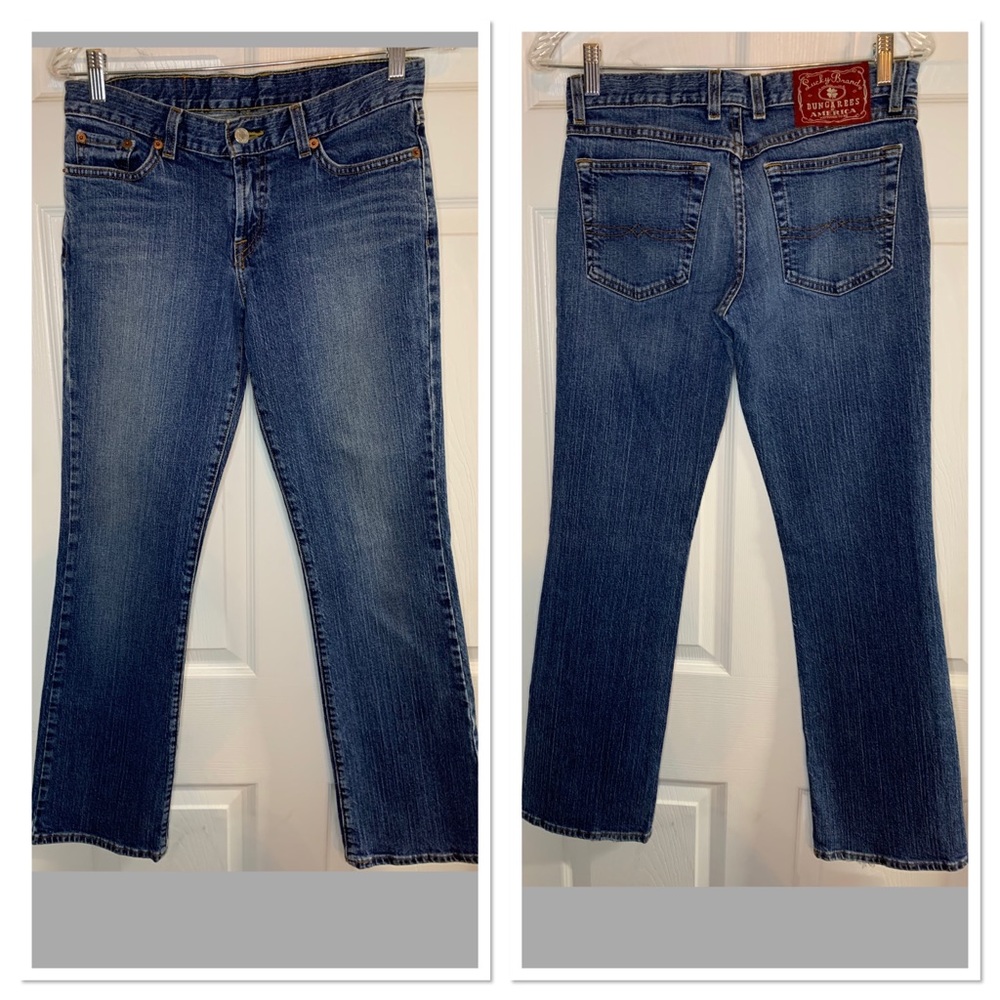 Lucky Brand Dungarees Josie Mid Rise Flare Jeans 4 - Picture 2 of 6